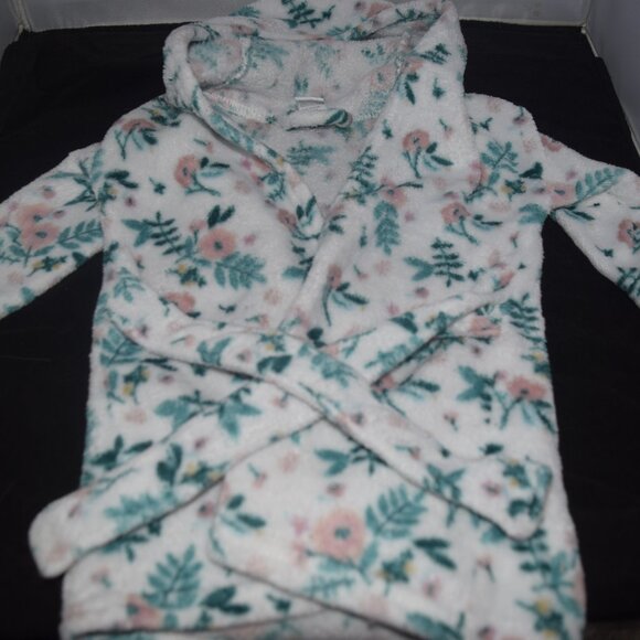 Modern Baby floral hooded robe 0-9 months - Picture 1 of 3